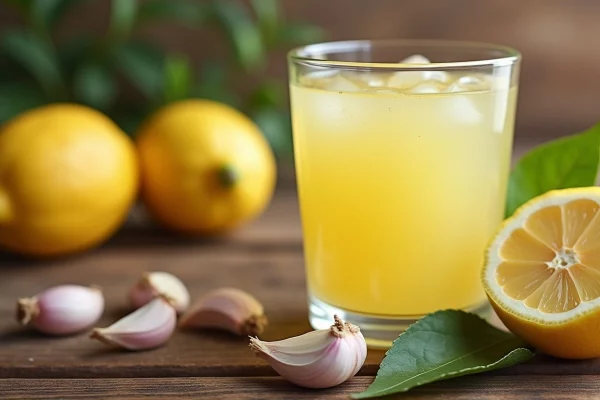 Elisir naturale di aglio e limone come copertina dell’articolo